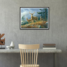 Charger l&#39;image dans la galerie, Animaux - diamant rond complet - 40x30cm
