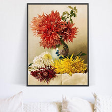 Charger l&#39;image dans la galerie, Fleur - diamant rond complet - 40x30cm
