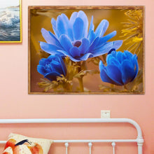 Charger l&#39;image dans la galerie, Fleur - diamant rond complet - 40x30cm
