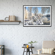 Charger l&#39;image dans la galerie, Tigre - diamant rond complet - 40x30cm
