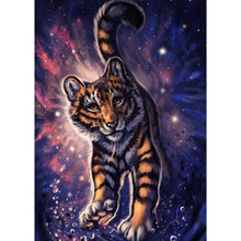 Charger l&#39;image dans la galerie, Tigre - diamant rond complet - 40x30cm
