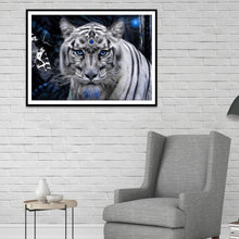 Charger l&#39;image dans la galerie, Tigre - diamant rond complet - 40x30cm
