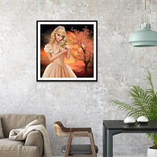 Charger l&#39;image dans la galerie, Fille - diamant rond complet - 30x30cm
