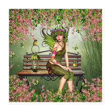 Charger l&#39;image dans la galerie, Fille - diamant rond complet - 30x30cm
