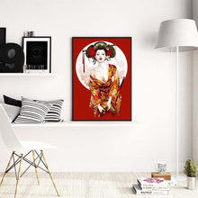 Charger l&#39;image dans la galerie, Geisha - diamant rond complet - 30x40cm
