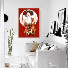 Charger l&#39;image dans la galerie, Geisha - diamant rond complet - 30x40cm
