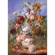 Charger l&#39;image dans la galerie, Fleur - diamant rond complet - 30x40cm
