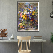 Charger l&#39;image dans la galerie, Fleur - diamant rond complet - 30x40cm
