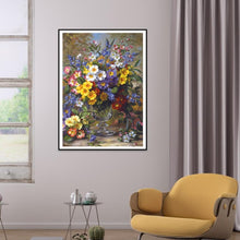 Charger l&#39;image dans la galerie, Fleur - diamant rond complet - 30x40cm
