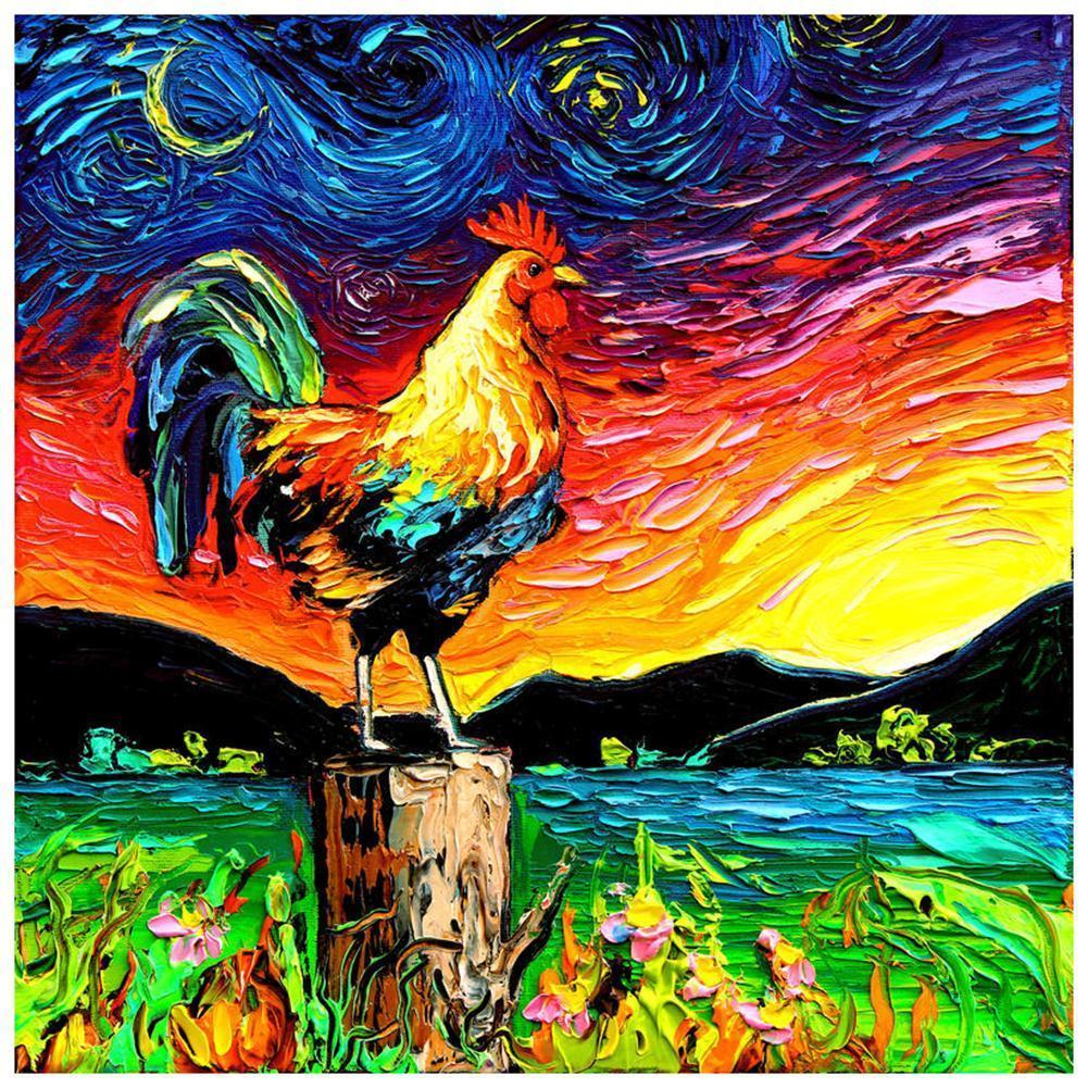 Animal - peinture en diamant complet - 30x30cm