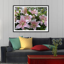 Charger l&#39;image dans la galerie, Fleur - diamant rond complet - 40x30cm
