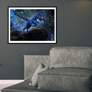 Animal - diamant rond complet - 40x30cm