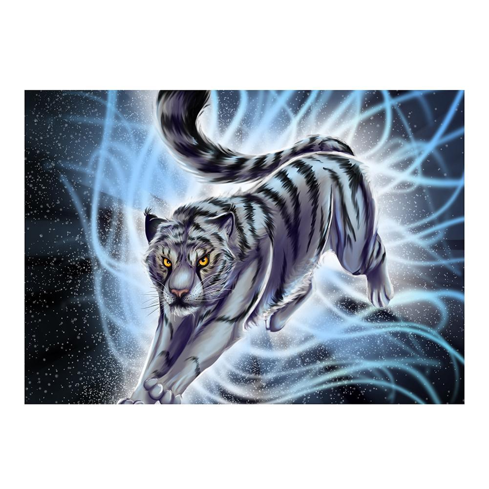 Animal - diamant rond complet - 40x30cm