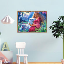 Charger l&#39;image dans la galerie, Caractère - diamant rond complet - 40x30cm
