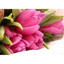 Charger l&#39;image dans la galerie, Fleur - diamant rond complet - 40x30cm
