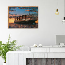 Charger l&#39;image dans la galerie, Paysage - diamant rond complet - 40x30cm
