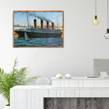 Charger l&#39;image dans la galerie, Paysage - diamant rond complet - 40x30cm
