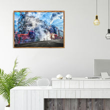Charger l&#39;image dans la galerie, Paysage - diamant rond complet - 40x30cm
