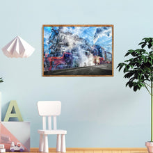 Charger l&#39;image dans la galerie, Paysage - diamant rond complet - 40x30cm
