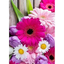 Charger l&#39;image dans la galerie, Fleur - diamant rond complet - 40x30cm
