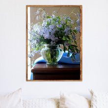 Charger l&#39;image dans la galerie, Fleur - diamant rond complet - 40x30cm
