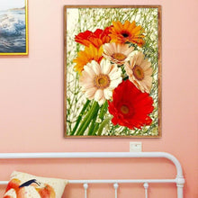 Charger l&#39;image dans la galerie, Fleur - diamant rond complet - 40x30cm
