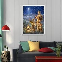 Charger l&#39;image dans la galerie, Berger - diamant rond complet - 40x30cm
