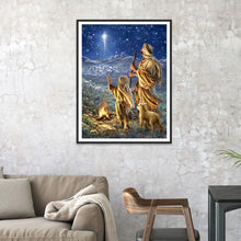 Charger l&#39;image dans la galerie, Berger - diamant rond complet - 40x30cm
