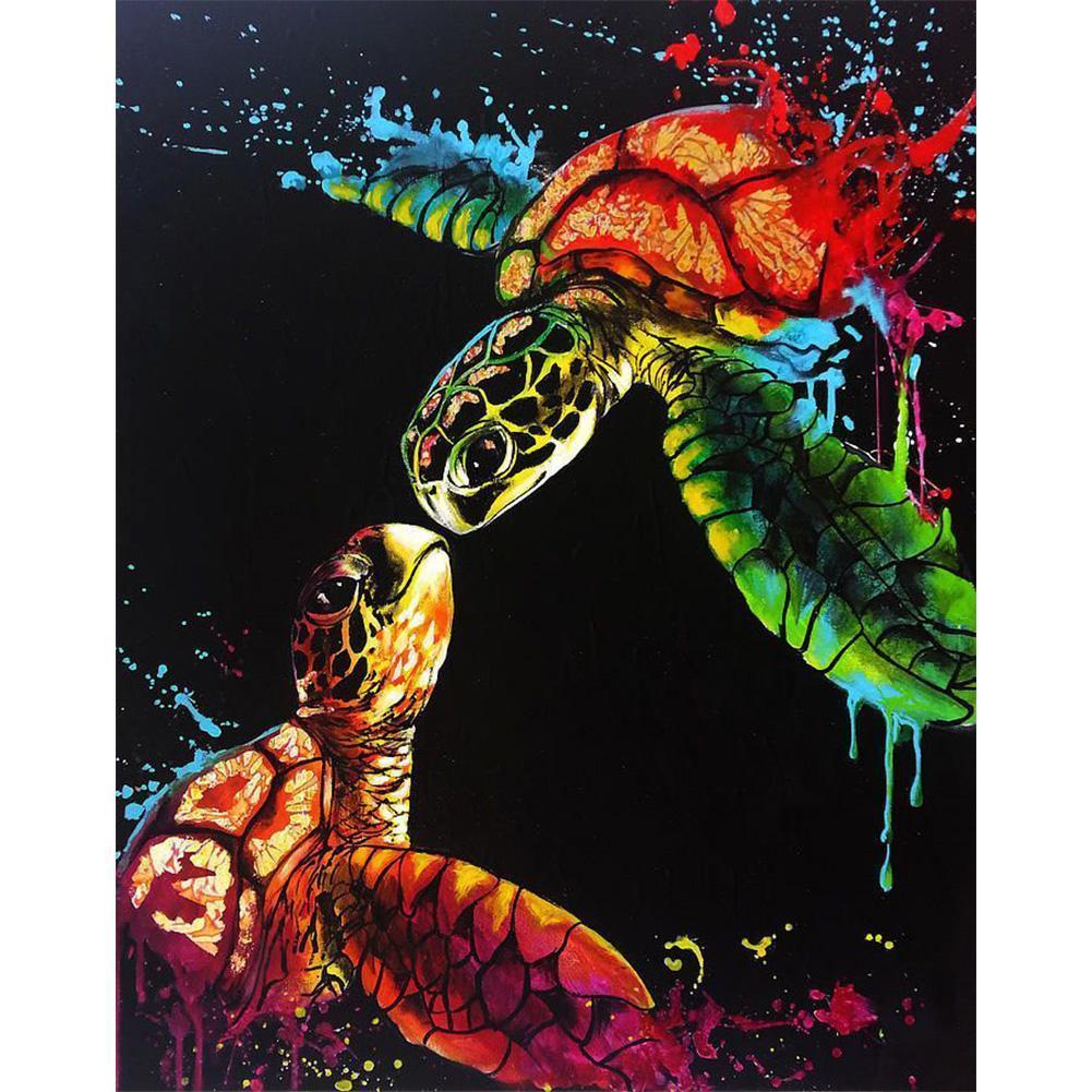 Mosaïque - diamant rond complet - 40x30cm