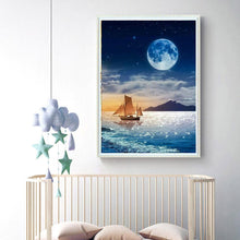 Charger l&#39;image dans la galerie, Mosaïque - diamant rond complet - 40x30cm
