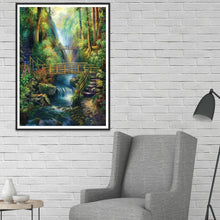 Charger l&#39;image dans la galerie, Mosaïque - diamant rond complet - 40x30cm
