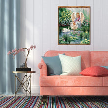 Charger l&#39;image dans la galerie, Mosaïque - diamant rond complet - 40x30cm
