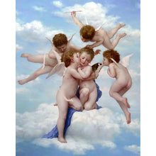 Charger l&#39;image dans la galerie, Mosaïque - diamant rond complet - 40x30cm
