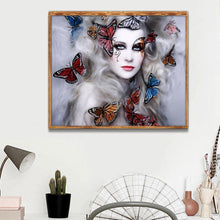 Charger l&#39;image dans la galerie, Caractère - diamant rond complet - 40x30cm
