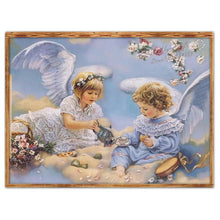 Charger l&#39;image dans la galerie, Mondialement connu - diamant rond complet - 40x30cm
