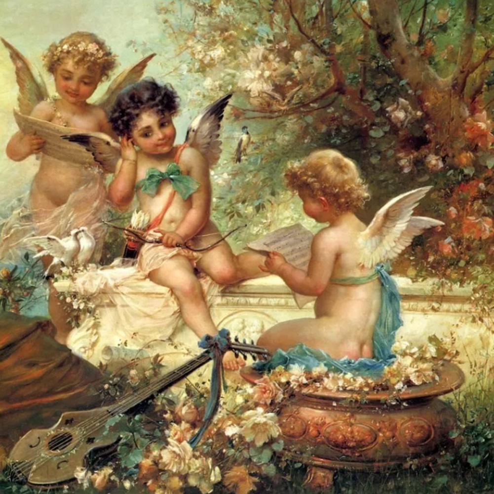 Animal - diamant rond complet - 30x30cm