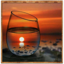 Charger l&#39;image dans la galerie, Paysage - diamant rond complet - 30x30cm
