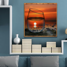 Charger l&#39;image dans la galerie, Paysage - diamant rond complet - 30x30cm
