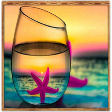 Charger l&#39;image dans la galerie, Paysage - diamant rond complet - 30x30cm
