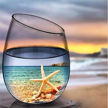 Charger l&#39;image dans la galerie, Paysage - diamant rond complet - 30x30cm

