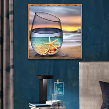 Charger l&#39;image dans la galerie, Paysage - diamant rond complet - 30x30cm
