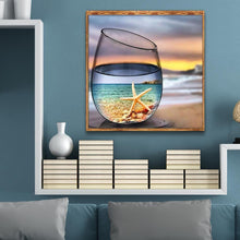 Charger l&#39;image dans la galerie, Paysage - diamant rond complet - 30x30cm
