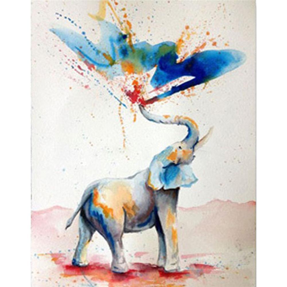 Animal - diamant rond complet - 40x30cm