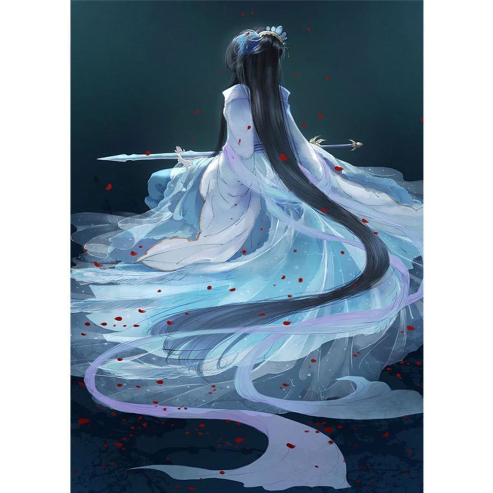 Beauté - diamant rond complet - 40x30cm