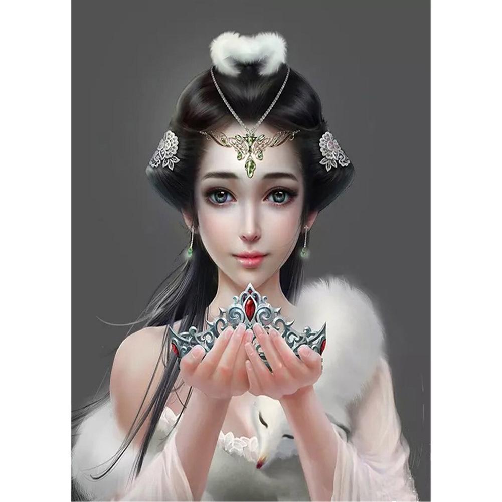 Beauté - diamant rond complet - 40x30cm