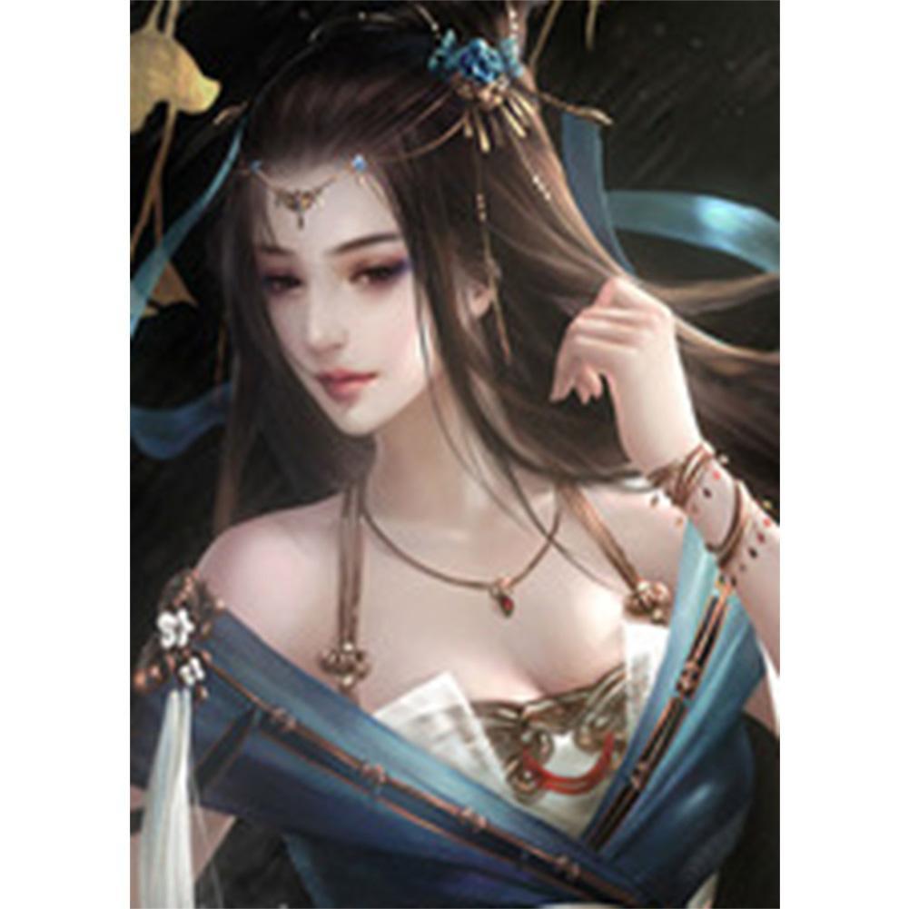 Beauté - diamant rond complet - 40x30cm