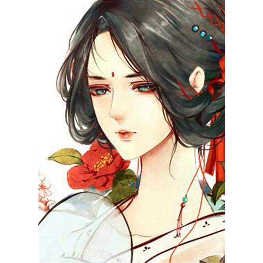 Beauté - diamant rond complet - 40x30cm