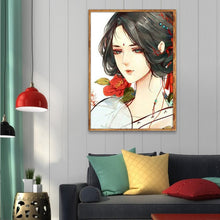 Charger l&#39;image dans la galerie, Beauté - diamant rond complet - 40x30cm
