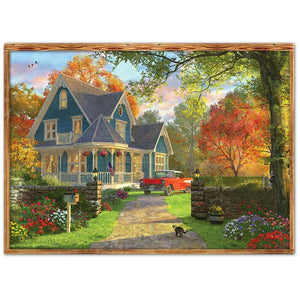 Paysage - diamant rond complet - 40x30cm