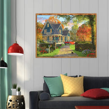 Charger l&#39;image dans la galerie, Paysage - diamant rond complet - 40x30cm
